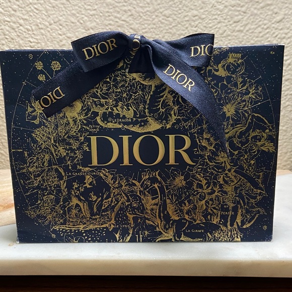 Dior Navy and Gold Decorative Box preowned - Picture 1 of 4